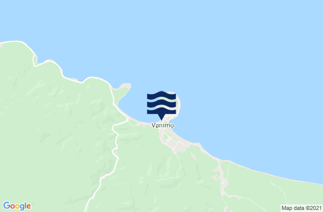 Vanimo, Papua New Guinea tide times map