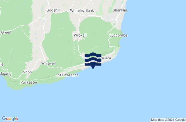 Ventnor, United Kingdom tide times map