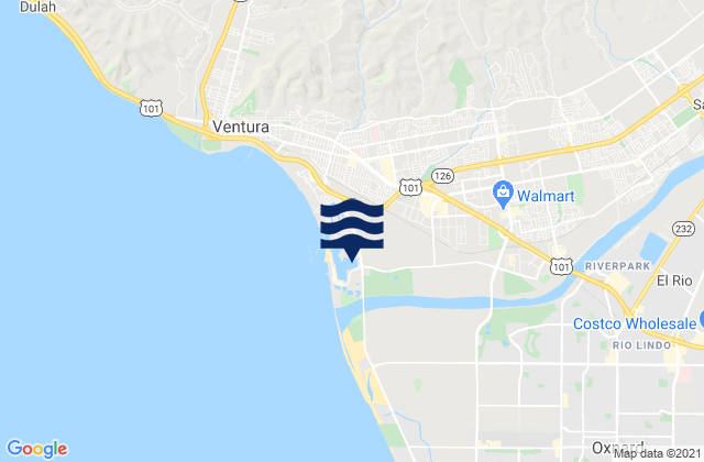 Ventura Point, United States tide chart map