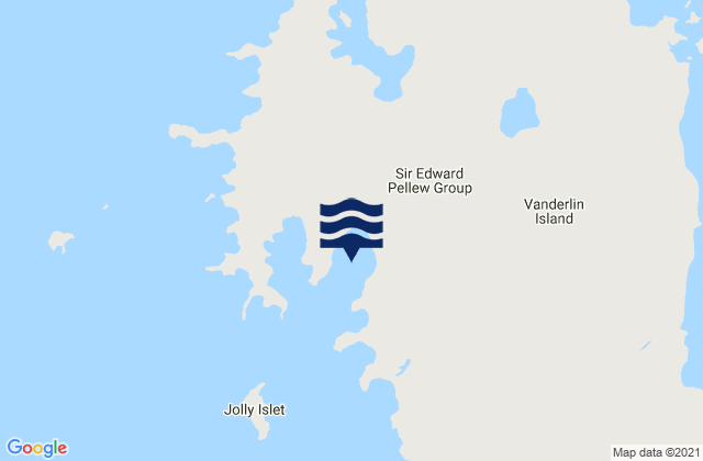 Victoria Bay, Australia tide times map