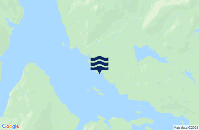 Village Rock Zimovia Strait, United States tide chart map