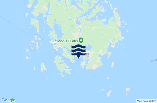 Vinalhaven (Vinalhaven Island), United States tide chart map
