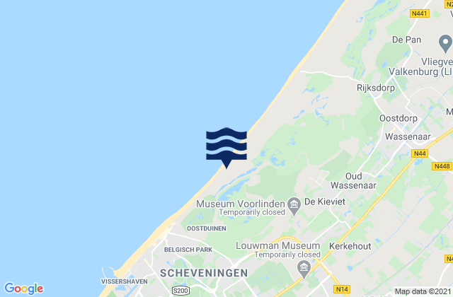 Voorburg, Netherlands tide times map