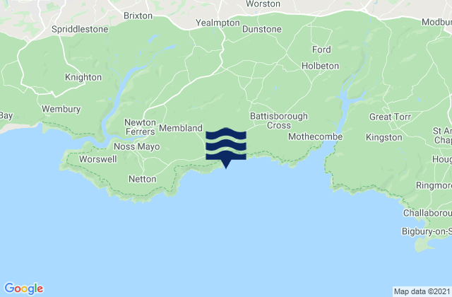 Wadham Rocks Beach, United Kingdom tide times map