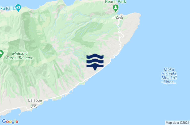 Waialua, United States tide chart map