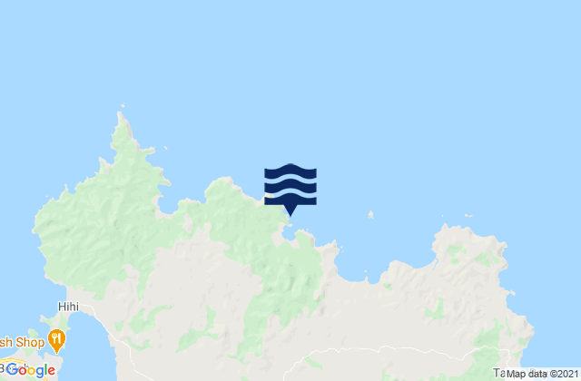 Waimahana Bay, New Zealand tide times map