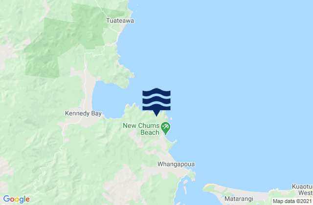 Wainuiototo Bay, New Zealand tide times map