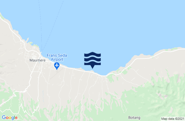 Waipare, Indonesia tide times map