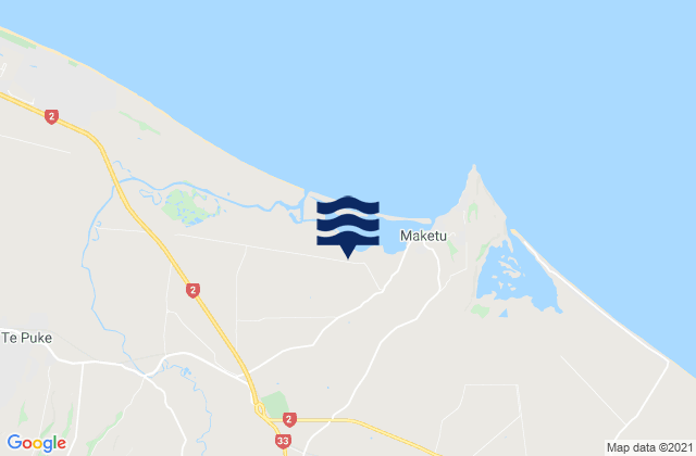 Wairau Bay, New Zealand tide times map