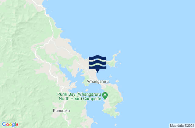 Waitapu Rock, New Zealand tide times map