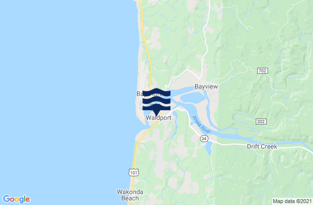 Waldport, United States tide chart map