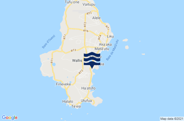 Wallis Islands, Wallis and Futuna tide times map