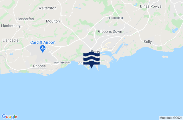 Watch House Bay Beach, United Kingdom tide times map