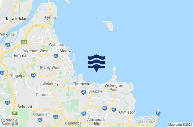 Waterloo Bay, Australia tide times map