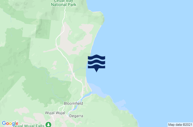 Weary Bay, Australia tide times map