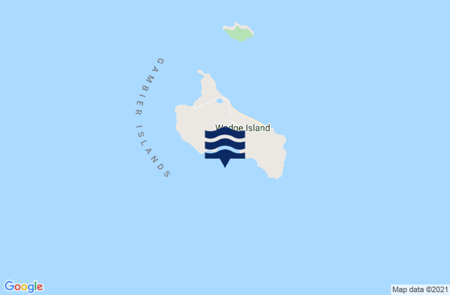 Wedge Island, Australia tide times map