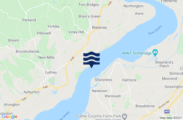 Wellhouse Rock, United Kingdom tide times map
