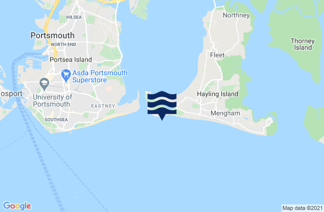 West Beach, United Kingdom tide times map