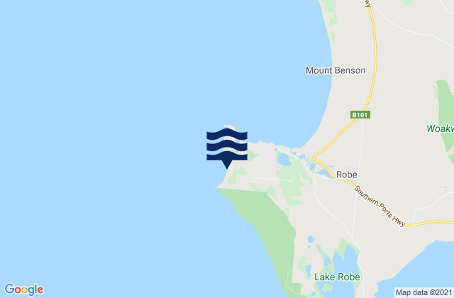 West Beach, Australia tide times map