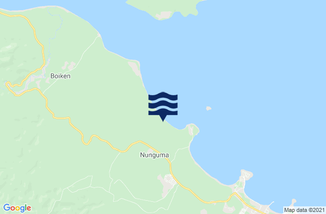 Wewak, Papua New Guinea tide times map