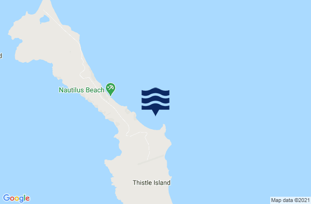 Whalers Bay, Australia tide times map