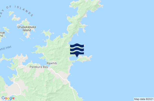 Whangamumu Harbour, New Zealand tide times map