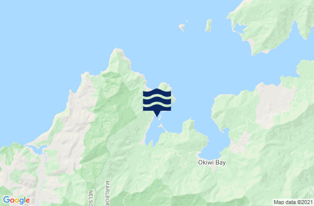 Whangarae Bay, New Zealand tide times map