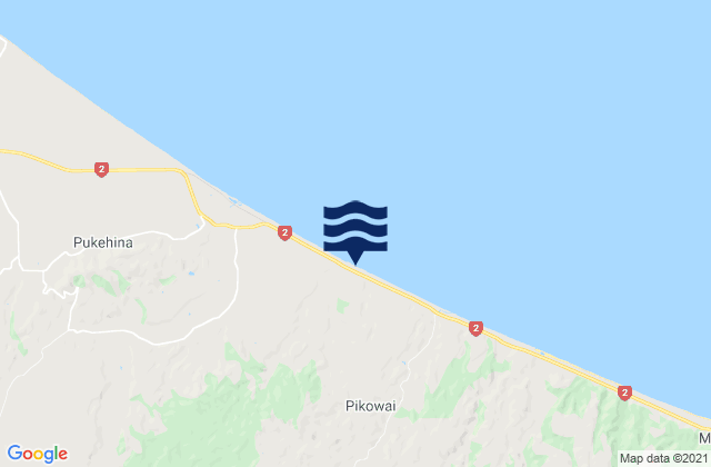 Whangaroa Bay, New Zealand tide times map