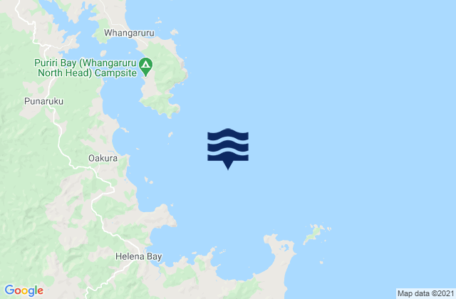Whangaruru Bay, New Zealand tide times map