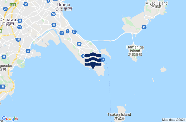 White Beach, Japan tide times map