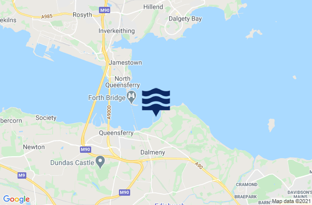 Whitehouse Bay, United Kingdom tide times map