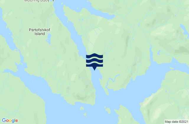Whitestone Narrows Neva Strait, United States tide chart map