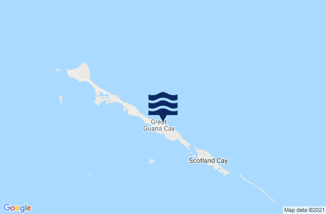 Willawahs (Guana Cay), United States tide chart map