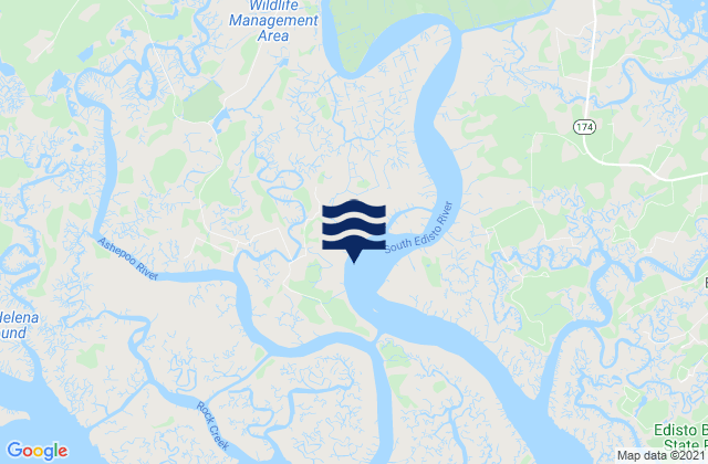 Willtown Bluff (Edisto River), United States tide chart map