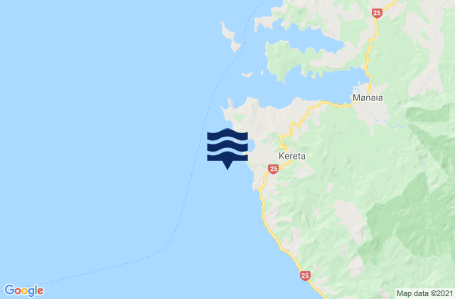 Wilson Bay, New Zealand tide times map