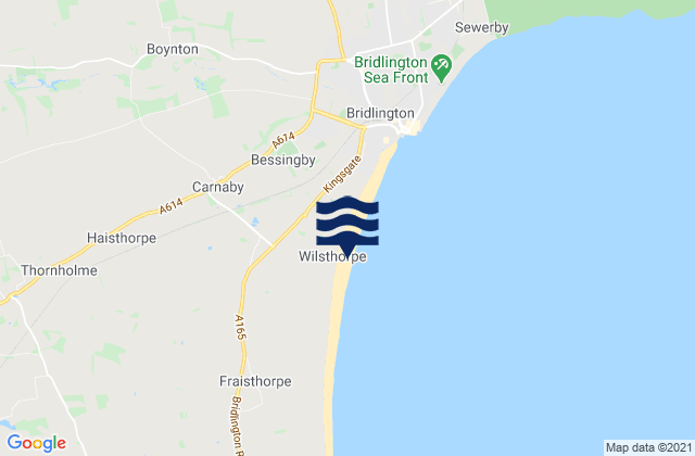 Wilsthorpe Beach, United Kingdom tide times map