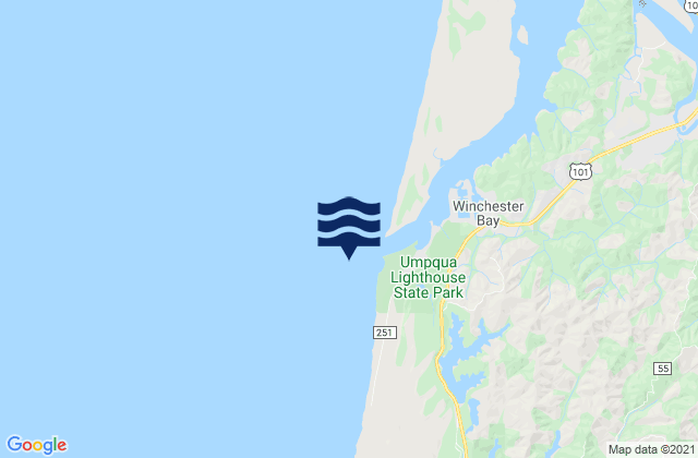 Winchesteer Bay/Umpqua Jetty, United States tide chart map