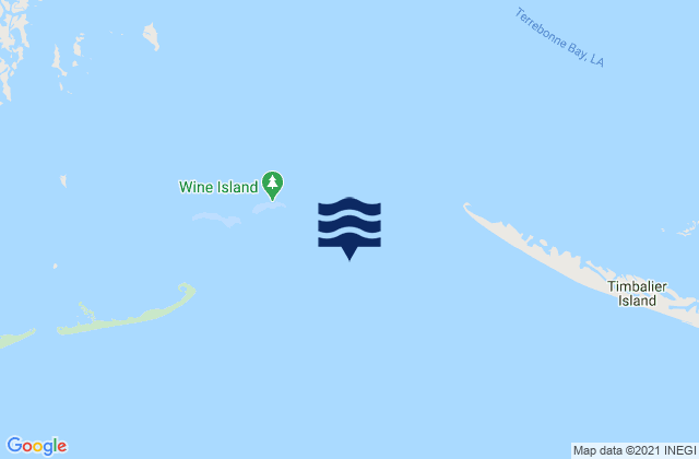 Wine Island (Terrebonne Bay), United States tide chart map