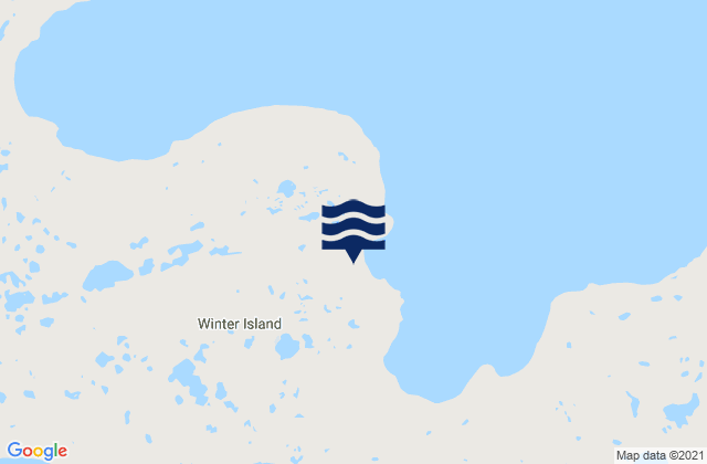 Winter Island, Canada tide times map