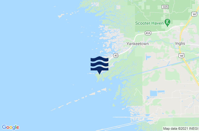 Withlacoochee River Entrance, United States tide chart map