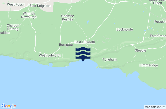 Worbarrow Bay Beach, United Kingdom tide times map