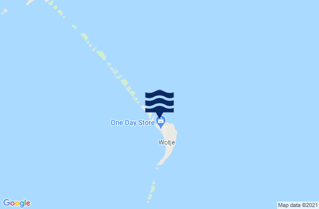 Wotje Atoll, Kiribati tide times map