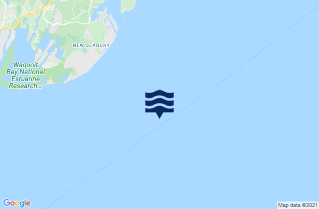 Wreck Shoal-Eldridge Shoal between, United States tide chart map
