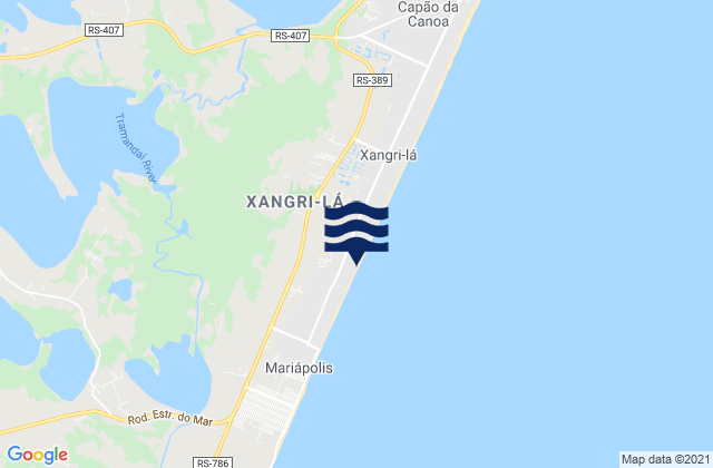Xangri-La, Brazil tide times map