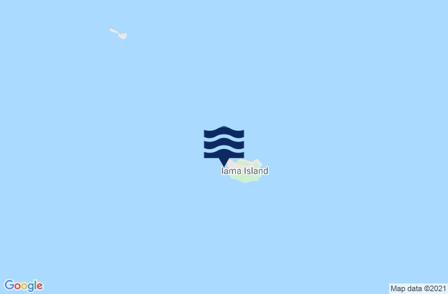 Yam Island, Australia tide times map
