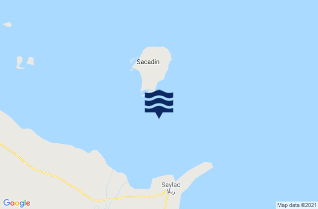 Zeila Gulf of Aden, Somalia tide times map
