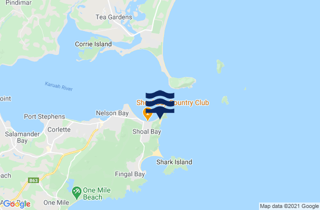 Zenith Beach, Australia tide times map
