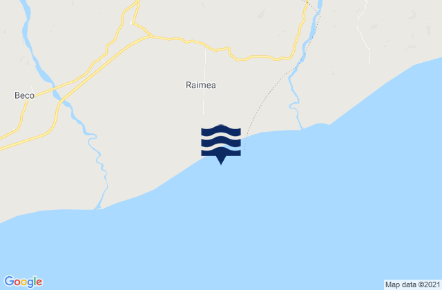 Zumalai, Timor Leste tide times map