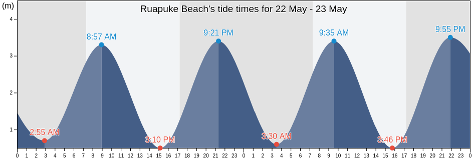 Ruapuke Beach, Auckland, New Zealand tide chart
